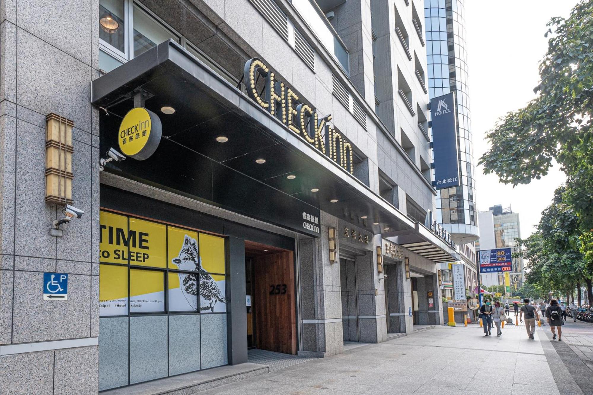 CHECK inn Taipei Songjiang Eksteriør bilde